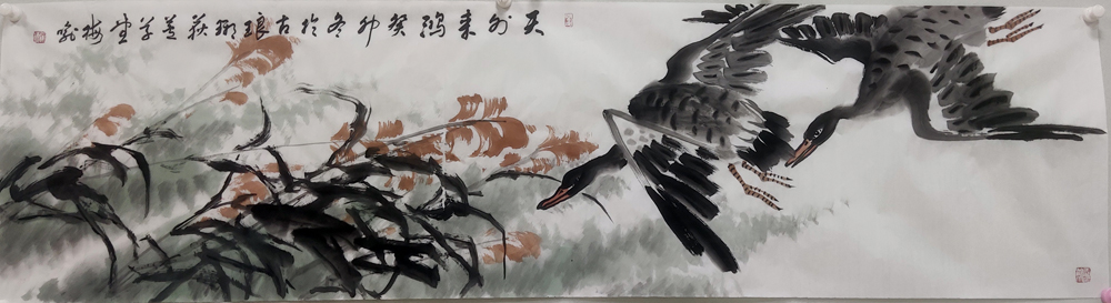 梅喻新作-天外来鸿